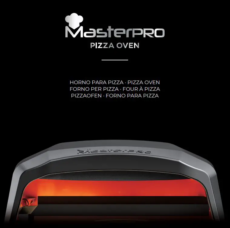 MasterPRO BGMP-9169-BK-ES Pizza Oven Instruction Manual