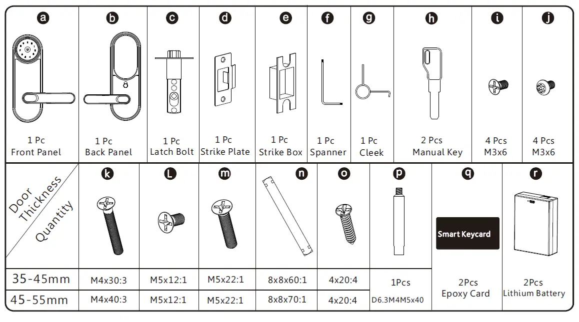 Goki 2AV3PPRO1 Smart Digital Lock Pro User Manual-fig-3