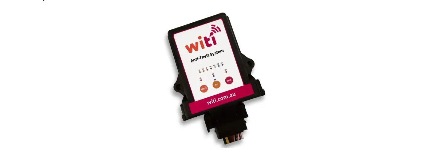 Witi Anti-theft System Installation Guide