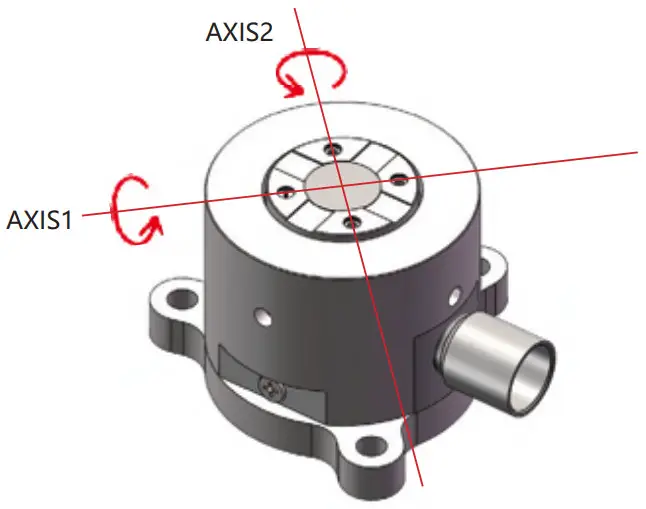 COREMORROW XD304 B1 Piezo Fast Steering Mirror - Motion Direction