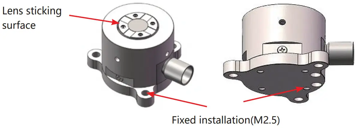 COREMORROW XD304 B1 Piezo Fast Steering Mirror - diagram
