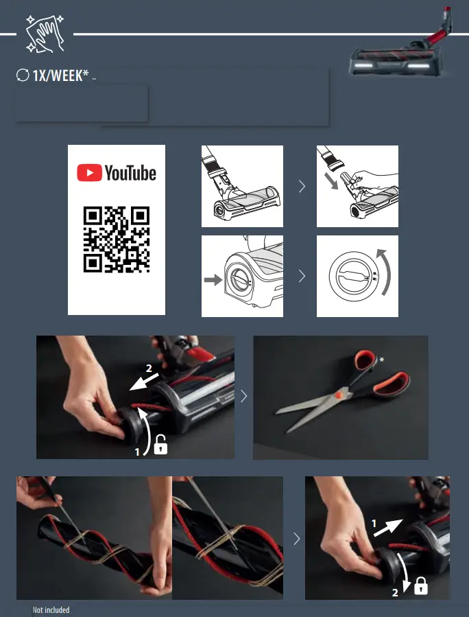 Rowenta RH99F1WO X-Force Flex 15.60 Animal Kit - parts 13