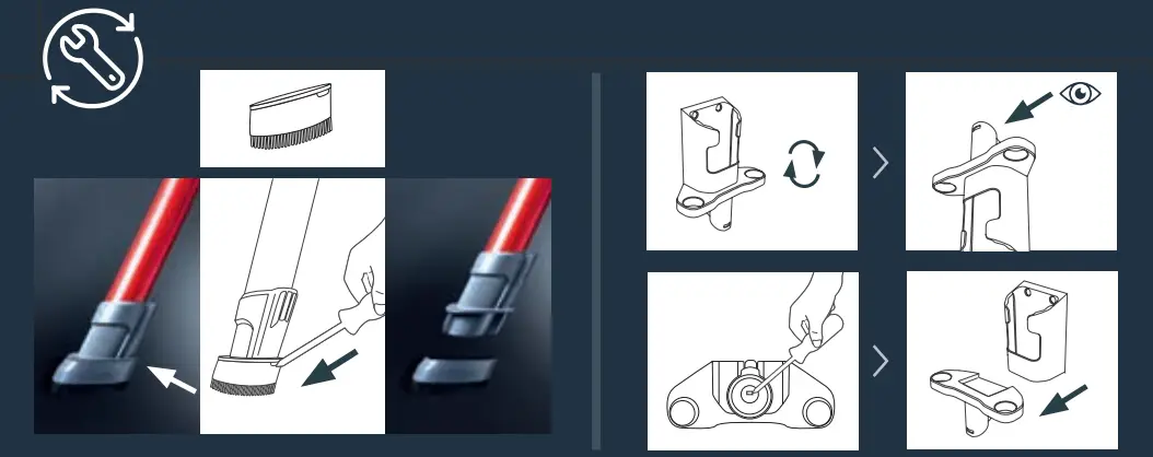 Rowenta RH99F1WO X-Force Flex 15.60 Animal Kit - parts 15