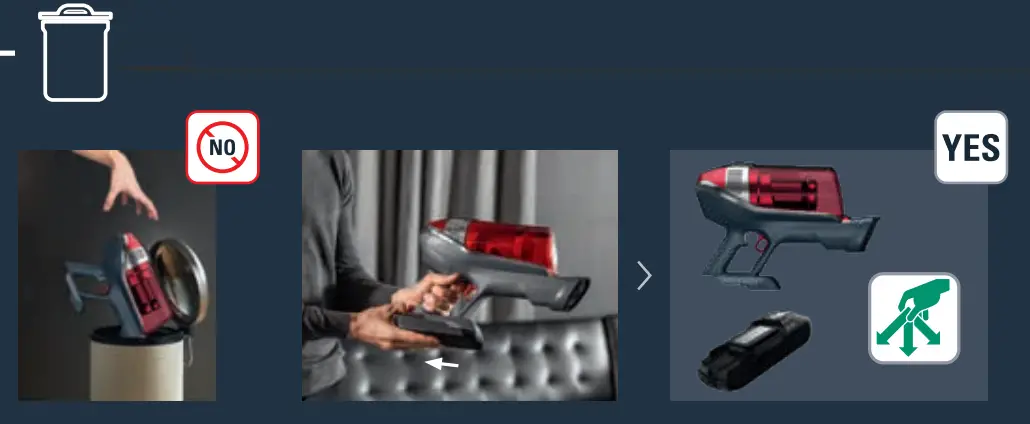 Rowenta RH99F1WO X-Force Flex 15.60 Animal Kit - parts 16