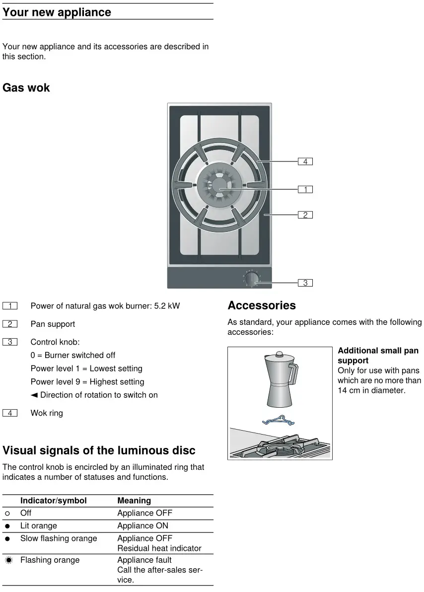 GAGGENAU VG 231 220 CN Gas Hob Instruction Manual 5