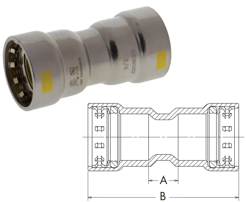 NIBCO Bench Press GYM Fitting - COUPLINGS 1