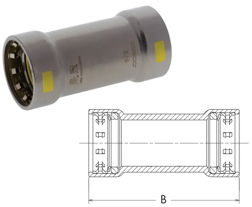 NIBCO Bench Press GYM Fitting - COUPLINGS 2