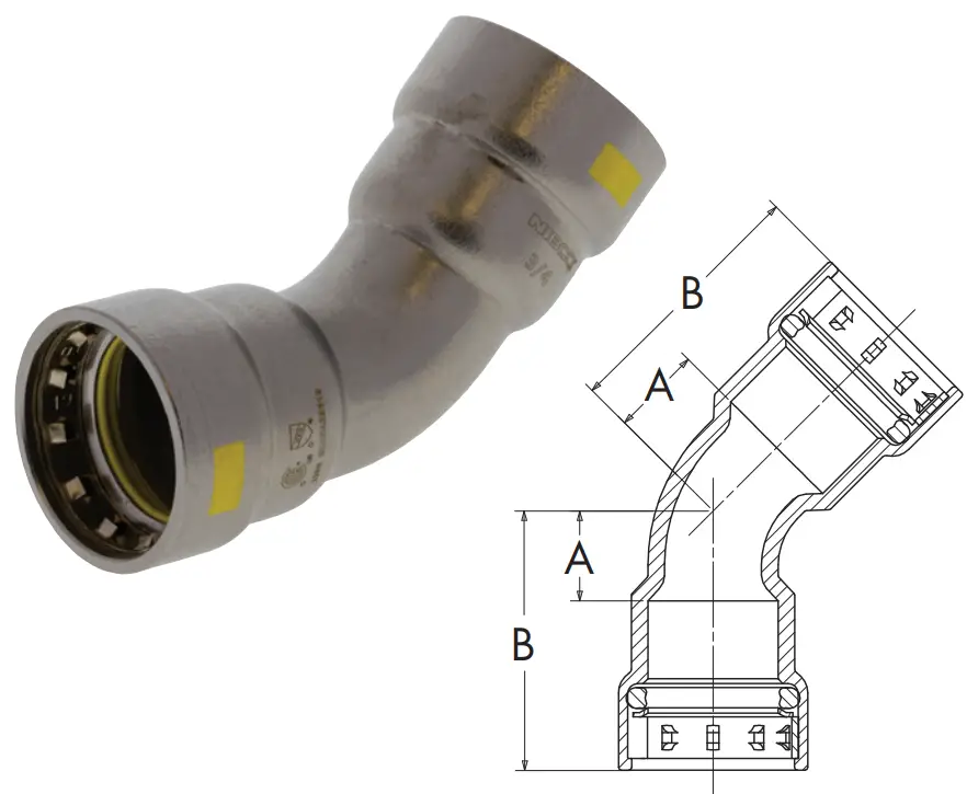 NIBCO Bench Press GYM Fitting - ELBOWS 1