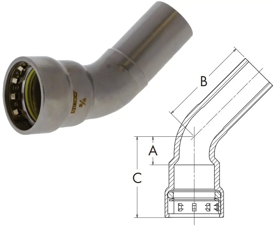 NIBCO Bench Press GYM Fitting - ELBOWS 2