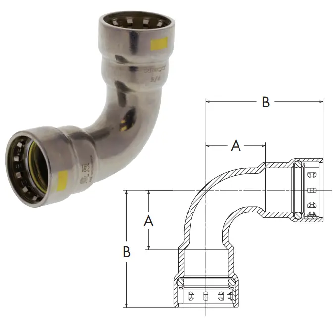 NIBCO Bench Press GYM Fitting - ELBOWS 3