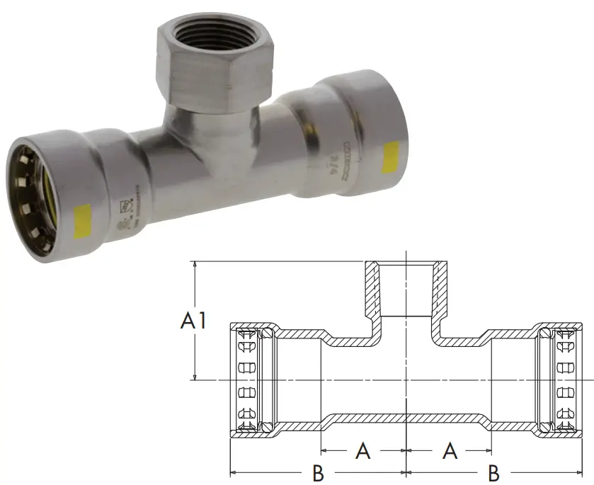 NIBCO Bench Press GYM Fitting - TEES 2