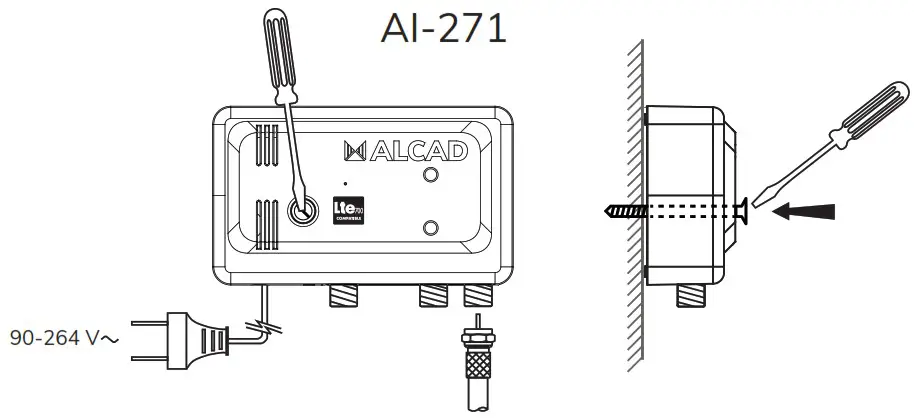 ALCAD 904 Indoor Multibaind Amplifiers - HOW TO FIX THE AMPLIFIER 1