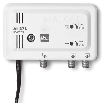 ALCAD 904 Indoor Multibaind Amplifiers - cover