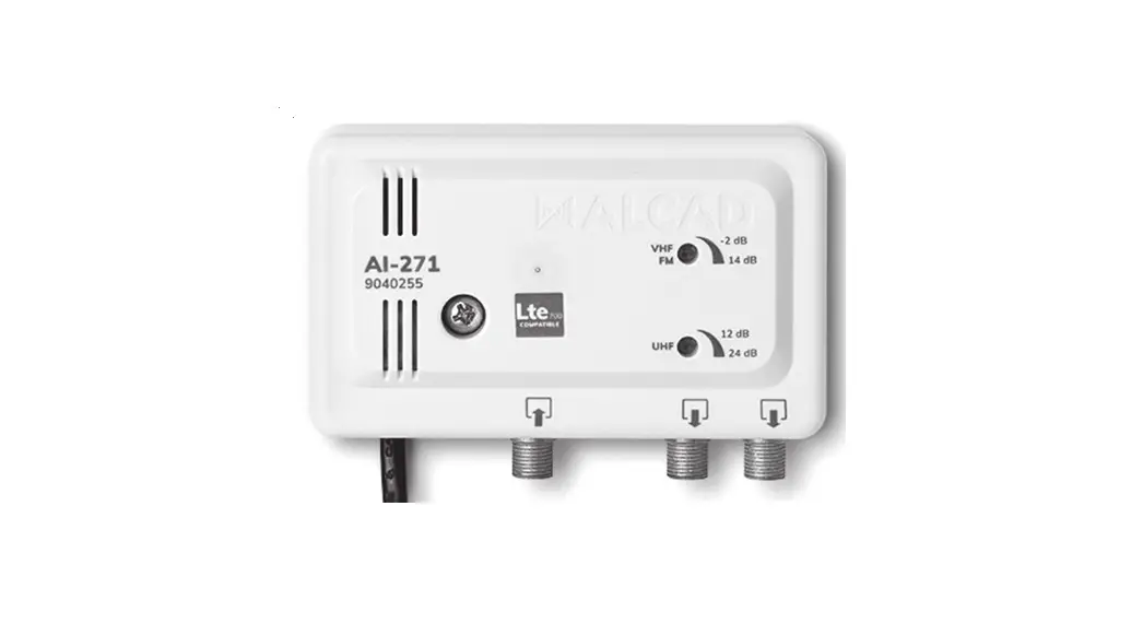 Alcad 904 Indoor Multibaind Amplifiers User Manual