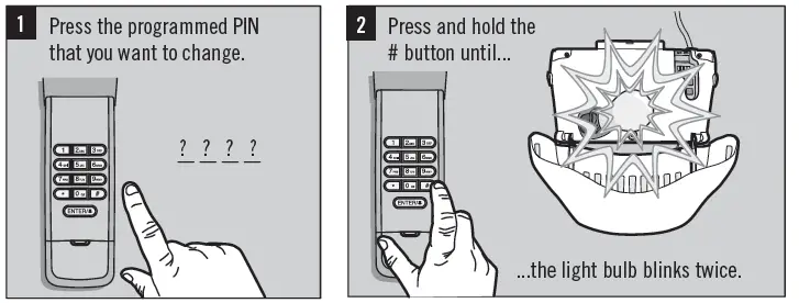 Craftsman Garage Door Opener Keypad CMXZDCG440 fig-5