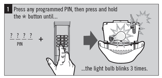 Craftsman Garage Door Opener Keypad CMXZDCG440 fig-7