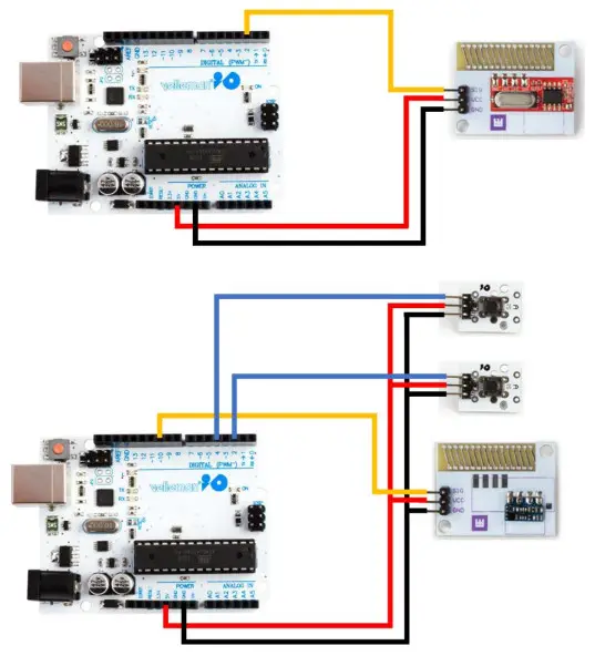 WHADDA WPI469 Wireless Module Set - Connection
