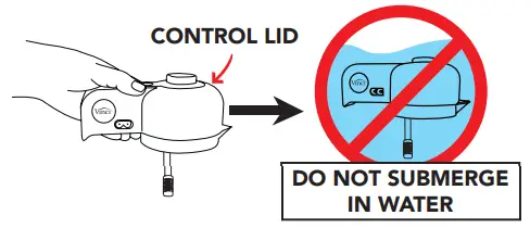 Vinci Housewares Express Cold Brew Electric Coffee Maker - CONTROL LID 1