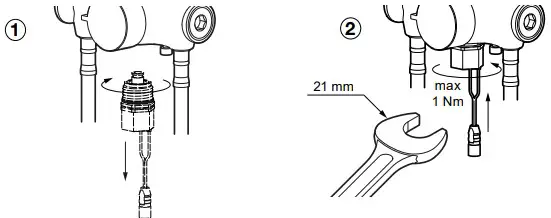 Solenoid valve replacement