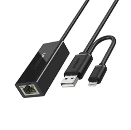 UGREEN 30219 USB LAN Adapter Micro USB Ethernet Adapter