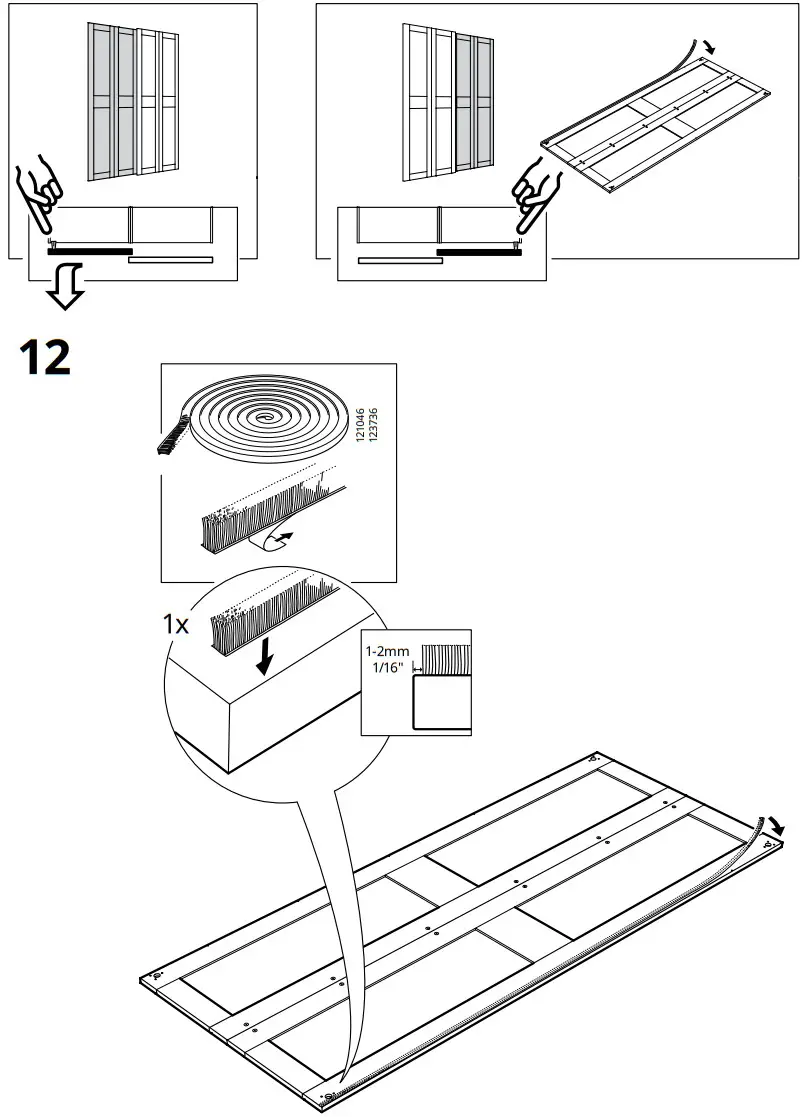 IKEA 200x201 Pair of Sliding Doors - fig 11