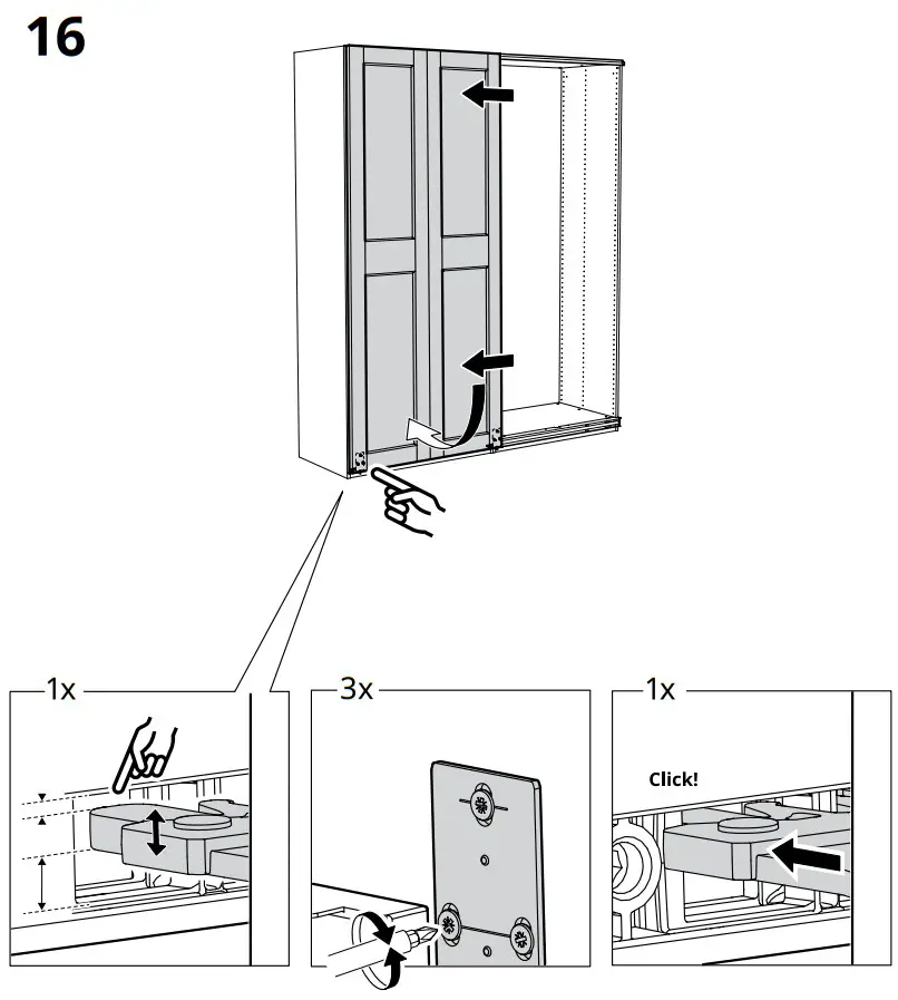 IKEA 200x201 Pair of Sliding Doors - fig 15