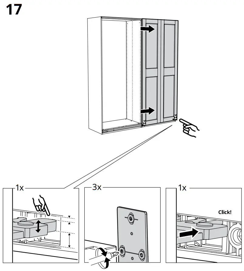 IKEA 200x201 Pair of Sliding Doors - fig 16