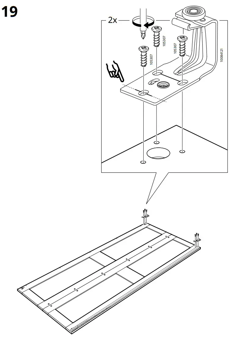 IKEA 200x201 Pair of Sliding Doors - fig 18