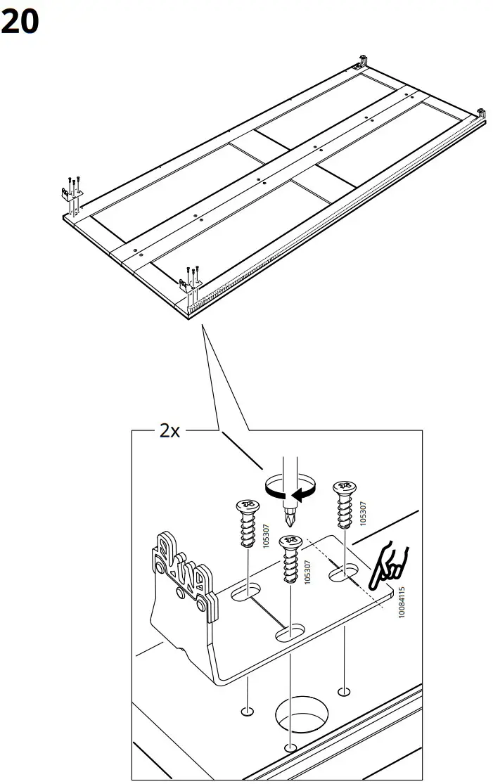 IKEA 200x201 Pair of Sliding Doors - fig 19