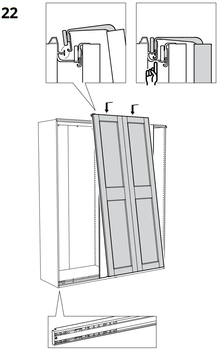 IKEA 200x201 Pair of Sliding Doors - fig 21