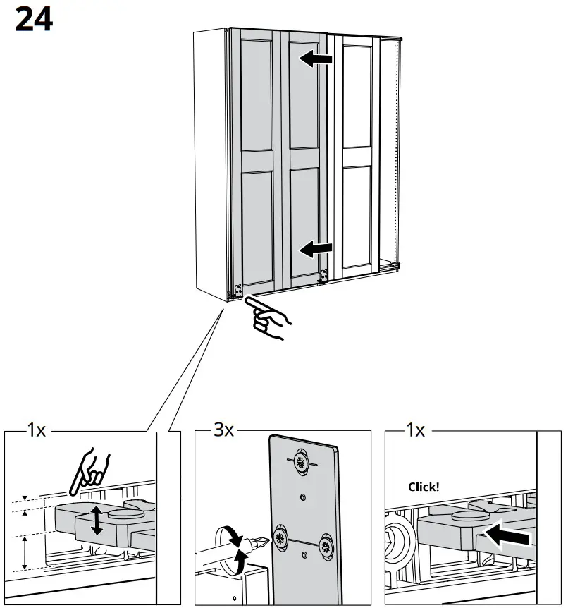 IKEA 200x201 Pair of Sliding Doors - fig 23