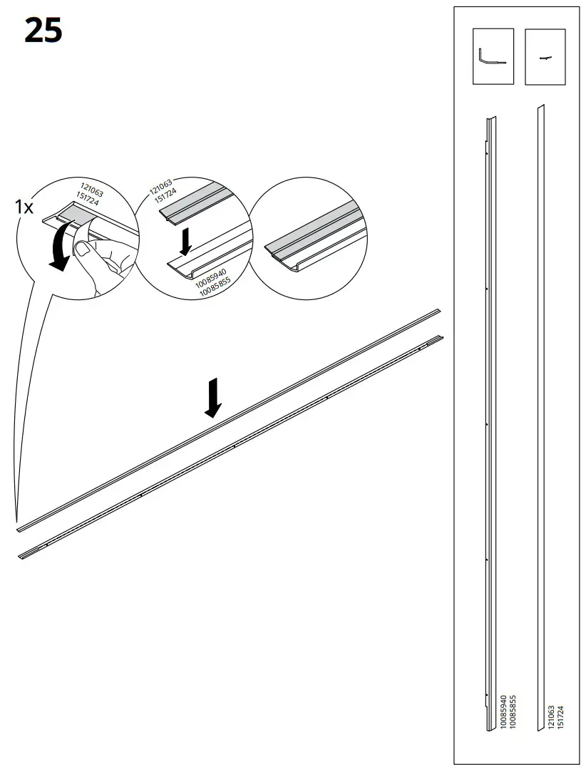 IKEA 200x201 Pair of Sliding Doors - fig 25