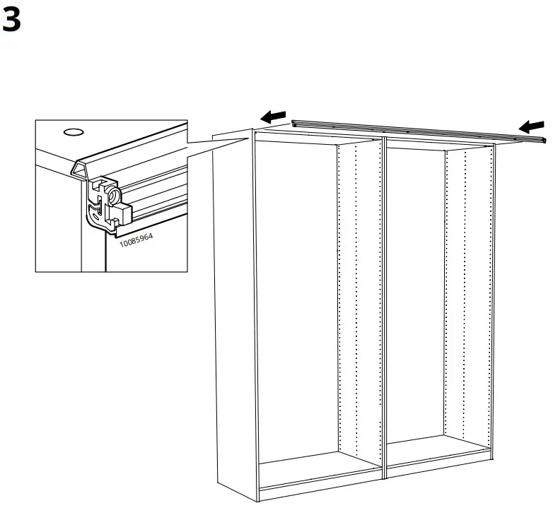 IKEA 200x201 Pair of Sliding Doors - fig 5