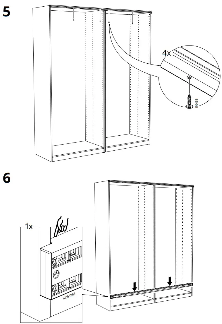 IKEA 200x201 Pair of Sliding Doors - fig 7