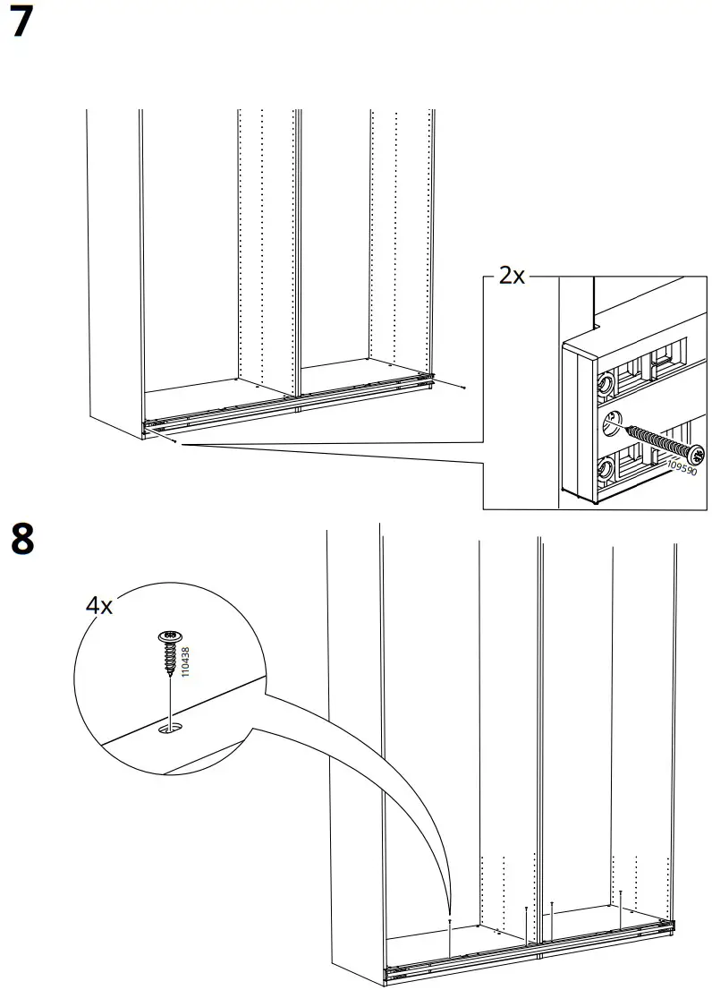 IKEA 200x201 Pair of Sliding Doors - fig 8