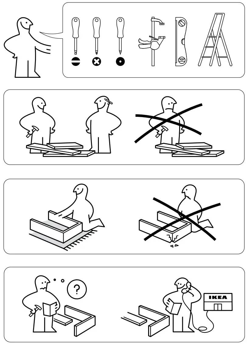 IKEA 200x201 Pair of Sliding Doors - fig