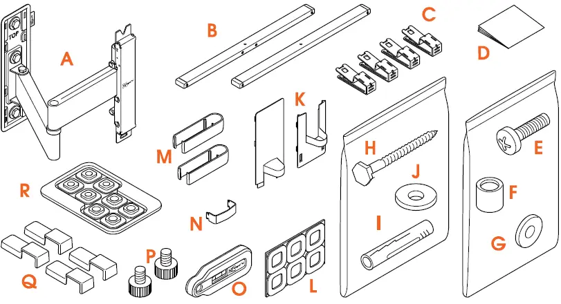 Vogel s- TVM- 3460- Series- Full- Motion- TV -Wall -Mount - 01