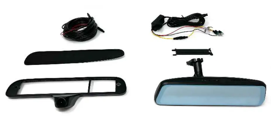 BRANDMOTION FVMR 1180 FullVUE Rear Camera Mirror for Ford Super Duty 1999 to 2016 - fig 1