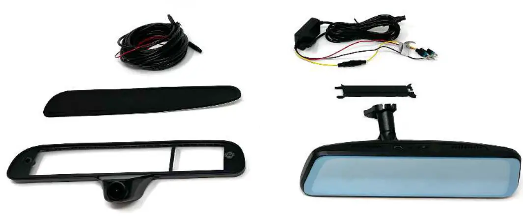 BRANDMOTION FVMR 1180 FullVUE Rear Camera Mirror for Ford Super Duty 1999 to 2016