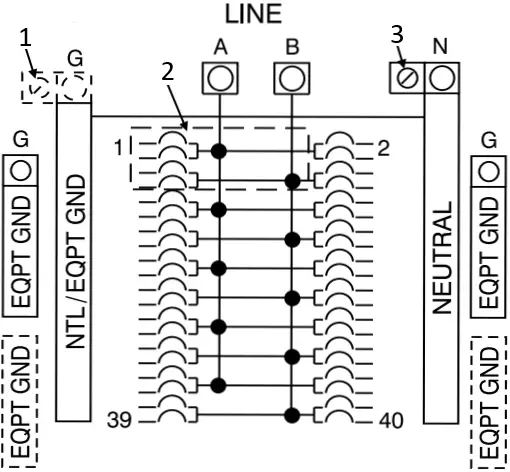 SIEMENS P2040B1100ACU Indoor Load Center A1