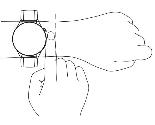 Ultra Easy Health Technology Q31 smart watch - wearing 1