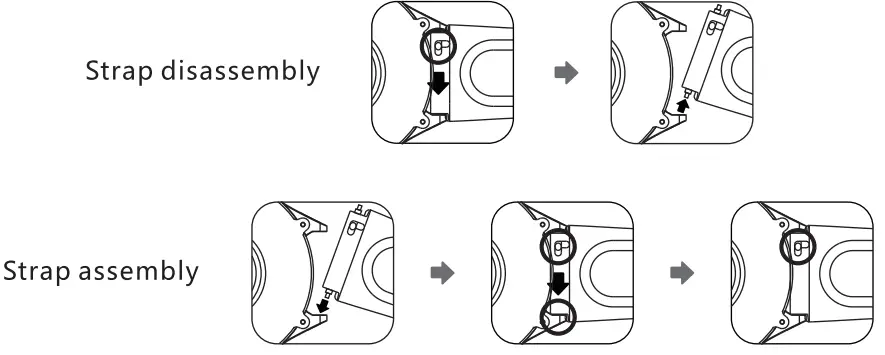 Ultra Easy Health Technology Q31 smart watch - wearing 2