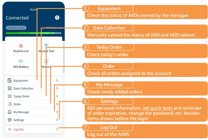 WHALETEQ DFS200 APP AED Testing APP - DFS200 APP