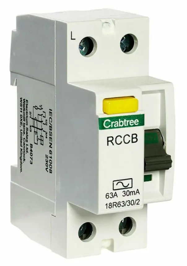 Crabtree Residual Current Device with Overcurrent Protection-product