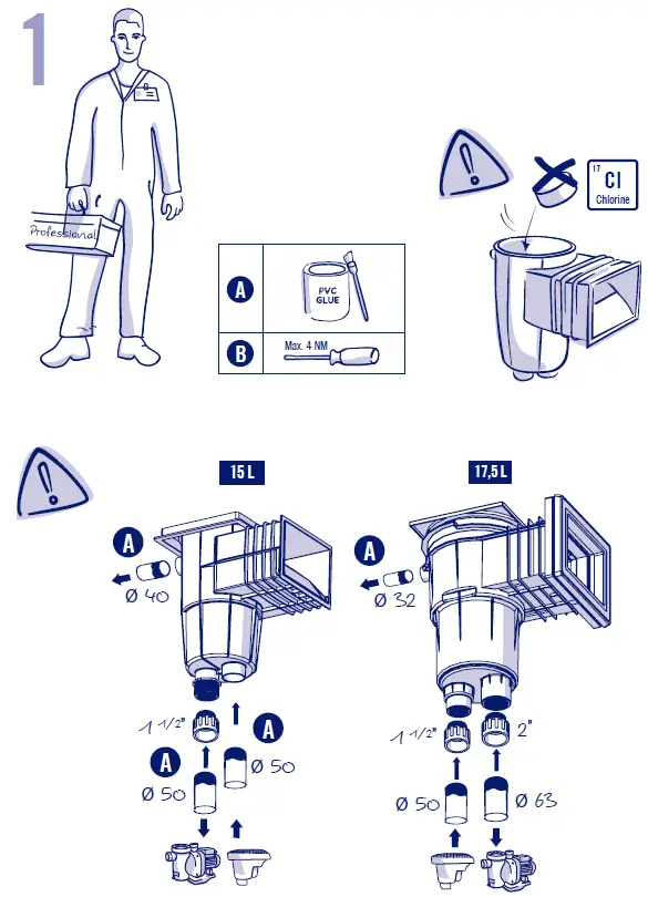 ASTRALPOOL-00249CL129-15L-Standard-Mouth-LIGHT-GRAY-Color-fig-1