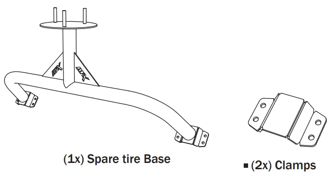 AFX POR035 Spare Tire Carrier - HOW TO INSTALL