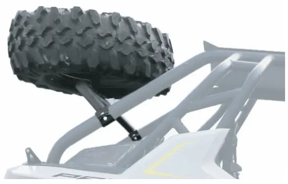 AFX POR035 Spare Tire Carrier - tighten all the screws.