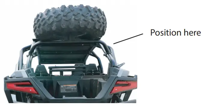 AFX POR035 Spare Tire Carrier - vehicle