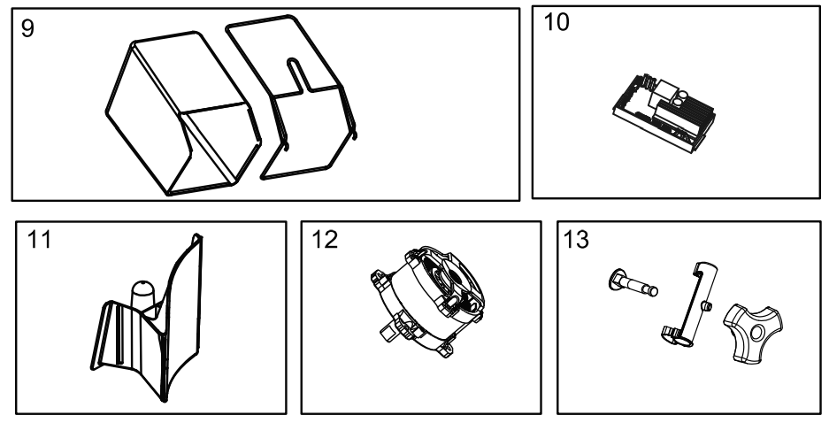 greenworks pro LMB413 Lawn Mower - EXPLODED