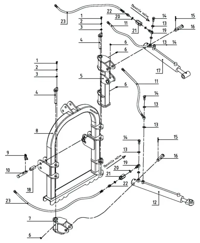 BETSTCO FH-SG24 Pro Stump Grinder - GRINDER ASSEMBLY